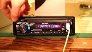 Kenwood KDCX395 Head Unit Overview [upl. by Cott]