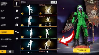 COMO COMPRAR EMOTES COM OURO NA LOJA DO FREE FIRE NOVA ATUALIZAÇÃO [upl. by Enilamme]