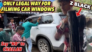 Ab Z black Window pr Challan nhi Hoga  100 Legal Tint on my Scorpio N [upl. by Rahmann913]