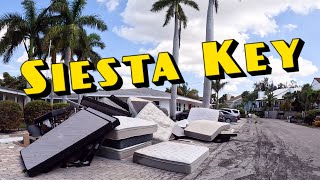 Siesta Key Florida Severely Damaged By Hurricane Helene  Aftermath Tour [upl. by Ranson295]