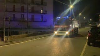 Autobotte Vigili del Fuoco Lumezzane in emergenza [upl. by Crystie982]