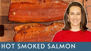 Hot Smoked Salmon  How to Cook Salmon in a Smoker  Salmon Recipe for Cookout [upl. by Eehtomit]