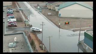 Fort McMurray River Breakup Flood Evening flights April 26 2020 [upl. by Nal]