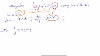 Integral of x sin2x2 [upl. by Brookes]