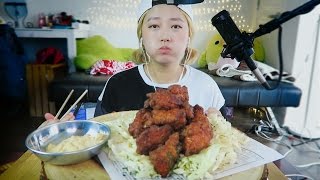 BigMac Sauce Ep3 asmr  DEEP FRIED CHICKEN BREASTKaraage Eating Sounds [upl. by Denbrook]