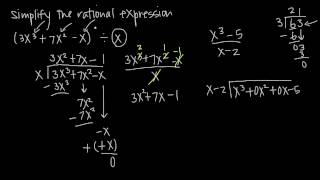 dividing polynomials KristaKingMath [upl. by Ainad380]