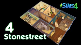 Sims 4 Apartment Renovation  4 Stonestreet  Speed Build  No CC [upl. by Tteltrab818]