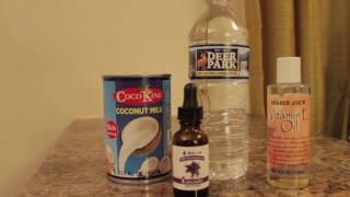 DIY Leave In Conditioner Spray For DRY NATURAL HAIR [upl. by Mohl178]