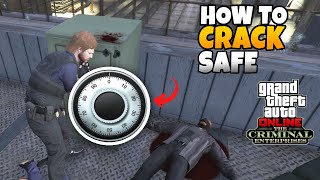 How to Crack the SAFE in CRACKED MC Mission  GTA 5 Online The Criminal Enterprises [upl. by Enomal]