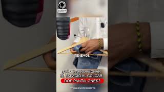 Como colgar pantalones en el armario 😲 La manera más optima para ahorrar espacio PARTE 4 [upl. by Nnuahs]