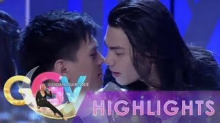 GGV Zeus Collins and Kid Yambao admit that they kissed each other [upl. by Brandea]