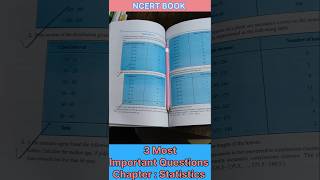 Class 10 Maths Chapter  Statistics Important Questions from NCERT BOOK [upl. by Innavoig]