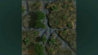 Living Battle Map  Bog 0 no grid 1 hr 1440p [upl. by Aihsenek]