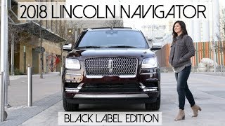 2018 Lincoln Navigator Black Label Pure Luxury in a SUV [upl. by Aileahcim230]