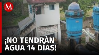 Huejutla sin agua Daños en bombas dejarán al municipio sin suministro alrededor de 14 días [upl. by Nylarej421]