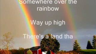 Judy Garland  Somewhere over the rainbow lyrics [upl. by Aninotna]