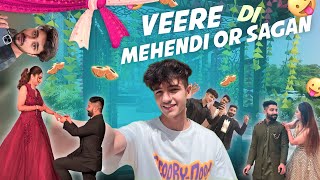 BAARISH NE SAB KHARABH KAR DIYA ⛈️😭  VEERE DI MEHNDI AUR SAGAN 🥳🎊  VLOG  87  tarunkinra [upl. by Yuzik]