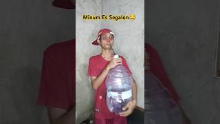 Minum Es Segalon😂 shorts funny comedy youtubeshorts viralshorts trending [upl. by Edith]