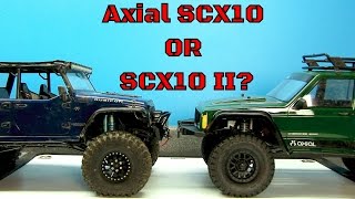 Axial SCX10 Or SCX10 II Comparison [upl. by Ysirhc277]