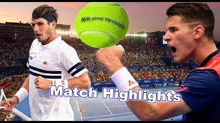 Dominic Thiem vs Cameron Norrie ACAPULCO 2018 R1 [upl. by Edia64]