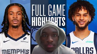 REACTION GRIZZLIES at MAVERICKS  NBA PRESEASON FULL GAME HIGHLIGHTS  October 7 2024 [upl. by Cris136]