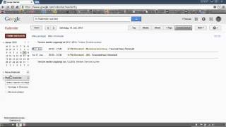 20150110  Videoanleitung Google Kalender [upl. by Tewell]