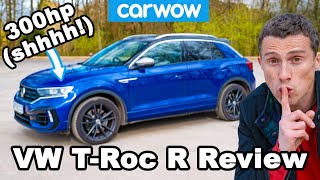 VW TRoc R review  its a Golf R in sheeps clothing [upl. by Trinette397]