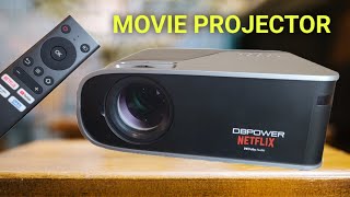 Netflix Projector DBPOWER Native 1080p Unboxing [upl. by Heda]