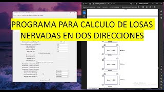 Video Corto del Programa para calculo de Losas Nervadas [upl. by Fiel]