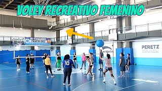 VOLEY FEMENINO RECREATIVO RECEPCIÓN ERRONEA 🤨 [upl. by Eladroc983]