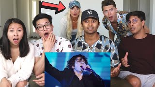 VOCAL COACH and FRIENDS React to BTS For the first time  BEST High Notes and Falsettos [upl. by Ailegave]