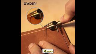 Unlock creativity with the 3in1 leather adjustable groover tool [upl. by Heisser]