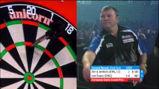 2015 European Darts Grand Prix Round 2 TJenkins vs LEvans pt 1 [upl. by Clemmie477]