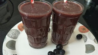 How to make grape juice at homeGrape Juice Recipe In TeluguSummer Drink RecipesFruitJuice Recipes [upl. by Oicirbaf]