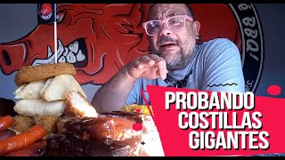 VBLOG COMIENDO COSTILLAS GIGANTES [upl. by Aitnic87]