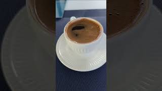 ☕ Greek coffee in an authentic Greek restaurant 🇬🇷 Traditional coffee of Greece travel greece [upl. by Nebe926]