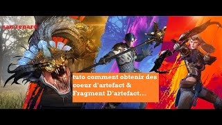 Tuto comment obtenir des Coeur Dartefact amp Fragment Dartefact [upl. by Ayoral966]