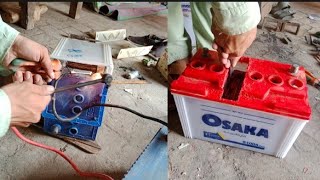 How to repair dead sulfated cell of a car battery [upl. by Skantze]