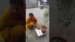 meri Tulsi Ke Gham Mele Pe Om Likha Hai short video latest Bhajan [upl. by Nalahs66]