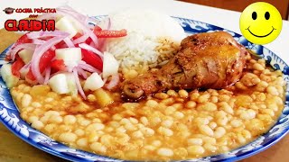 FREJOLES PANAMITO CON POLLO A LA OLLA [upl. by Rube]