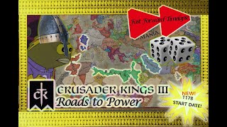 CK3 Timelapse All Rulers starting locations are Randomised  1178 Start Date  Roads to Power [upl. by Zoeller]