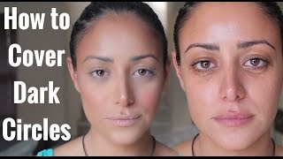 HOW TO COVER DARK CIRCLES ON OLIVE SKIN [upl. by Macintyre]