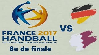 Allemagne VS Qatar 8e de finale [upl. by Htelimay]