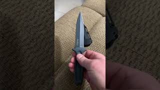 Cold steel Drop Forged Boot Knife in 52100 high carbon steel [upl. by Auoz211]