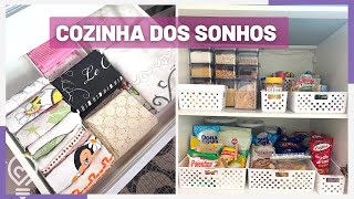 COMO ORGANIZAR SUA COZINHA com organizadores  Dicas de uma Personal Organizer  Tour completo [upl. by Nestor]