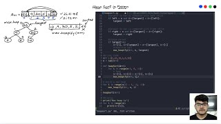 15 Heap Sort in Python [upl. by Akeirahs]