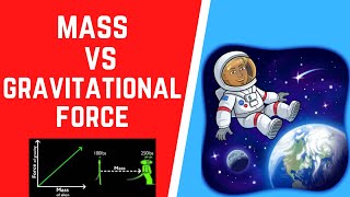 How to Explain Mass vs Gravitational Force 101 [upl. by Yeltihw]