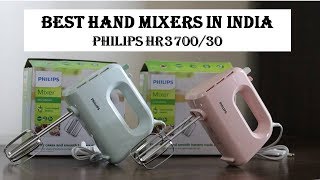 Philips Hand Mixer HR370030 and HR370040 Unboxing and Review  Best Hand Blender in India [upl. by Nohtiek]