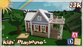 kids playhouse 23k bloxburg speedbuild [upl. by Leugimsiul]