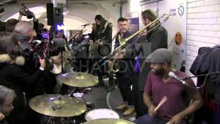 Matthieu Chedid aka M concert in Paris Subway at La Bastille station [upl. by Jilli]